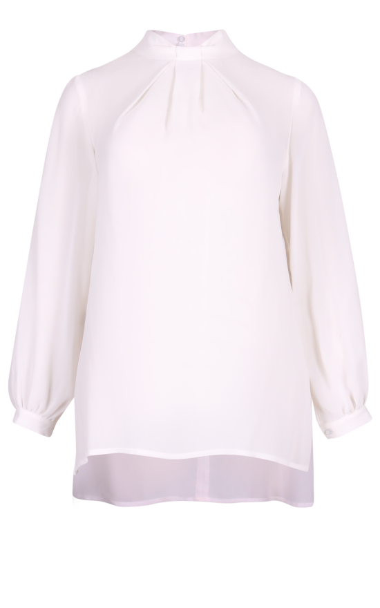 Laundry Pleat Blouse product photo.