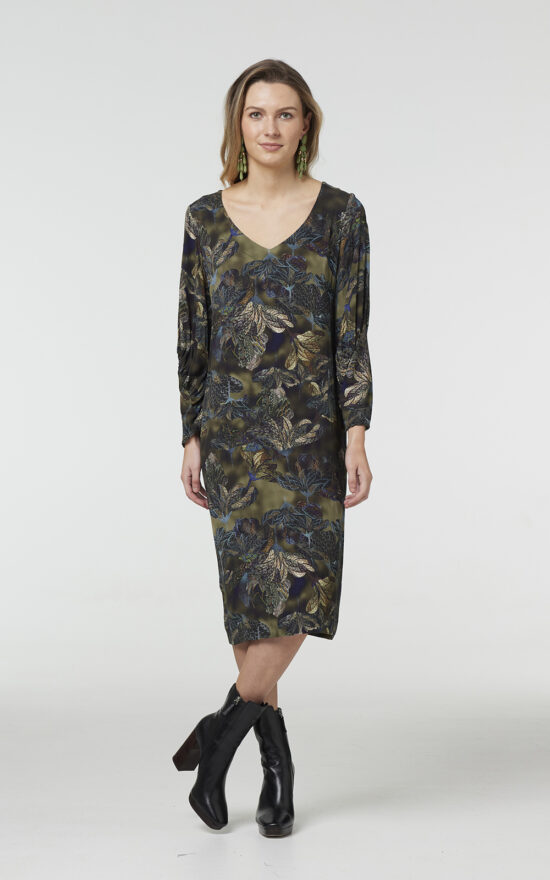 Fleur De Lis Cocoon Dress product photo.