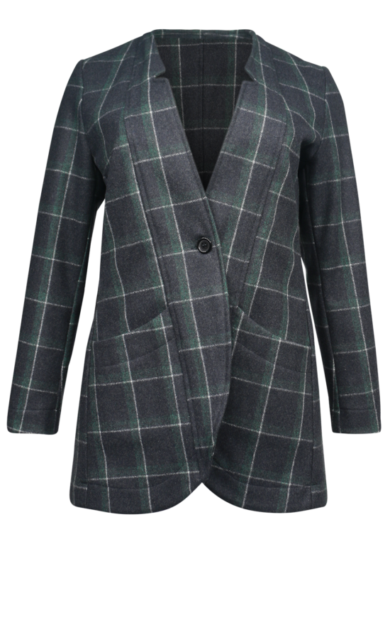 Macintosh Plaid Blazer product photo.
