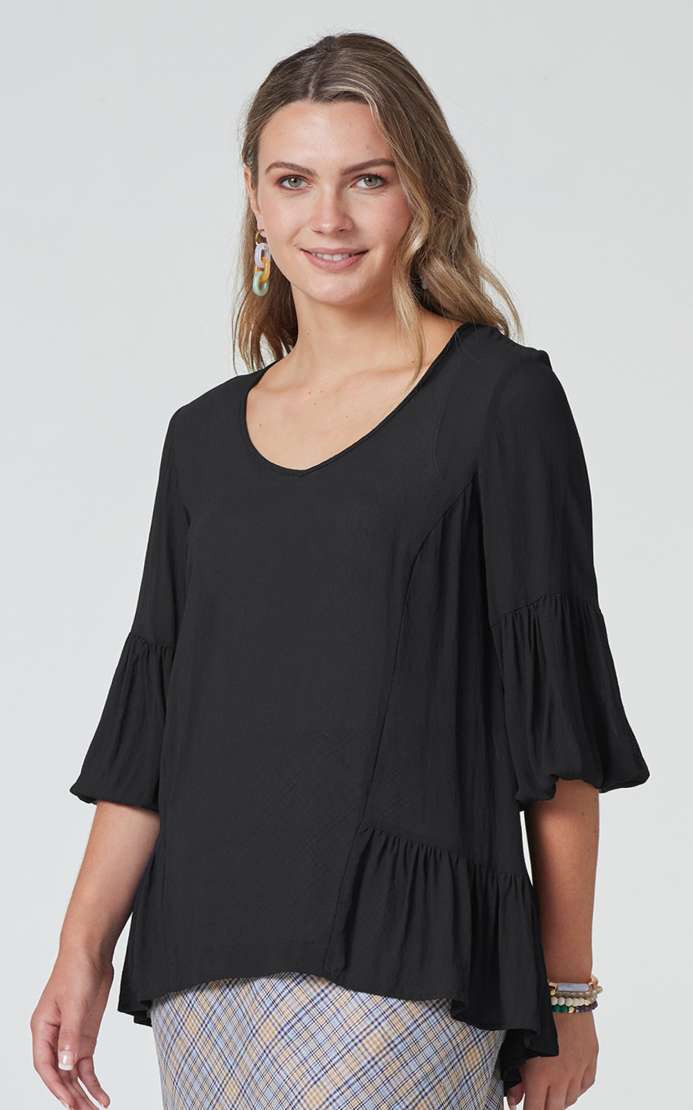 Laundry Frill Top Zebrano Designer Clothing NZ