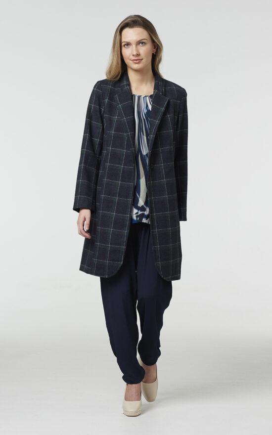 Macintosh Plaid Coat product photo.