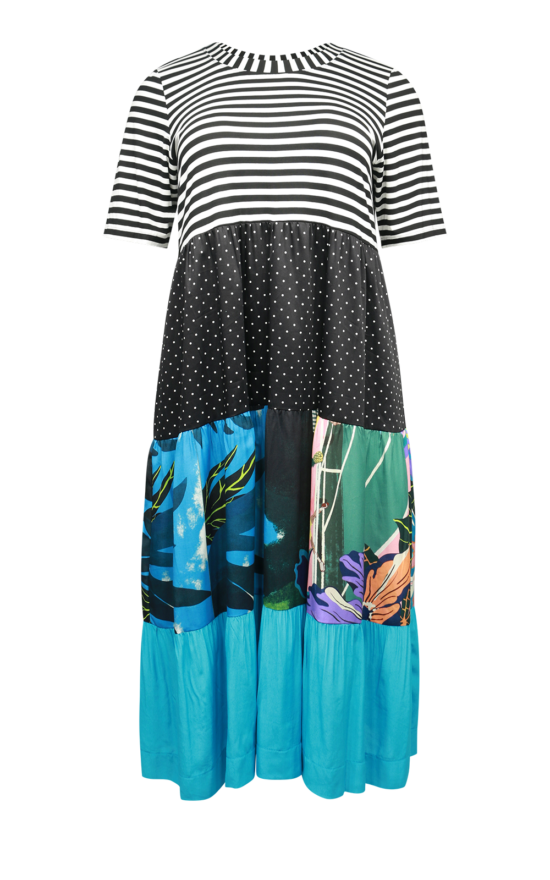 Nouveau Tier Dress product photo.