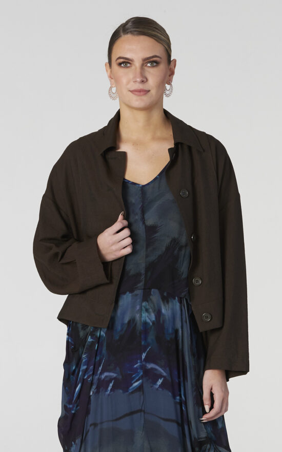 Tokyo Pleat Jacket product photo.