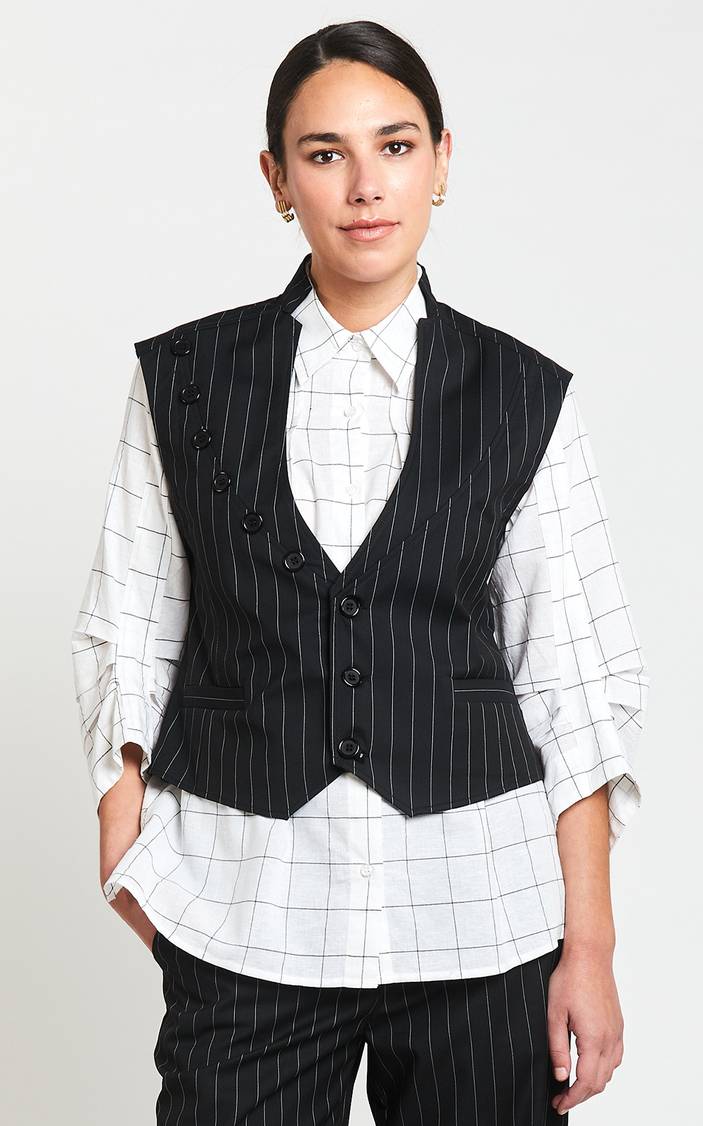 Cityscape Waistcoat product photo.