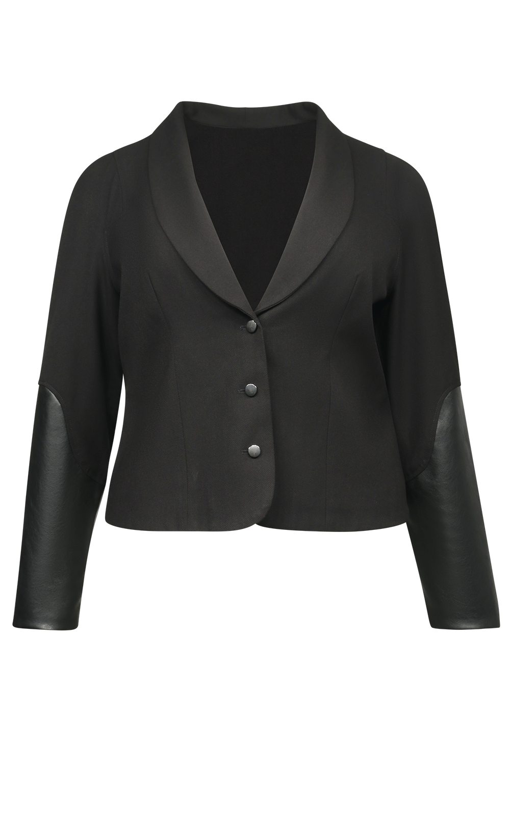 Worsted Cropped Jacket product photo.