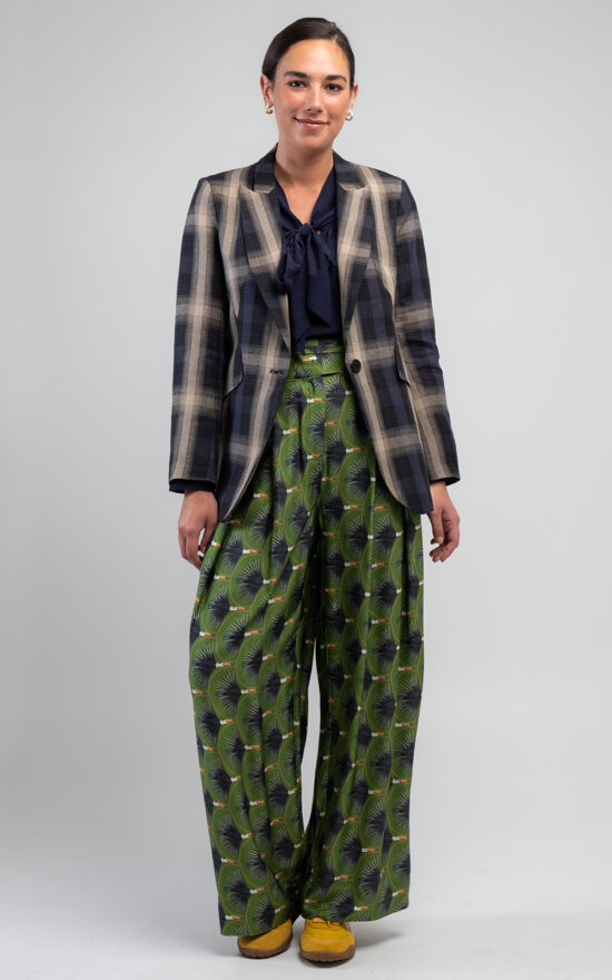 Marakesh Check Blazer product photo.