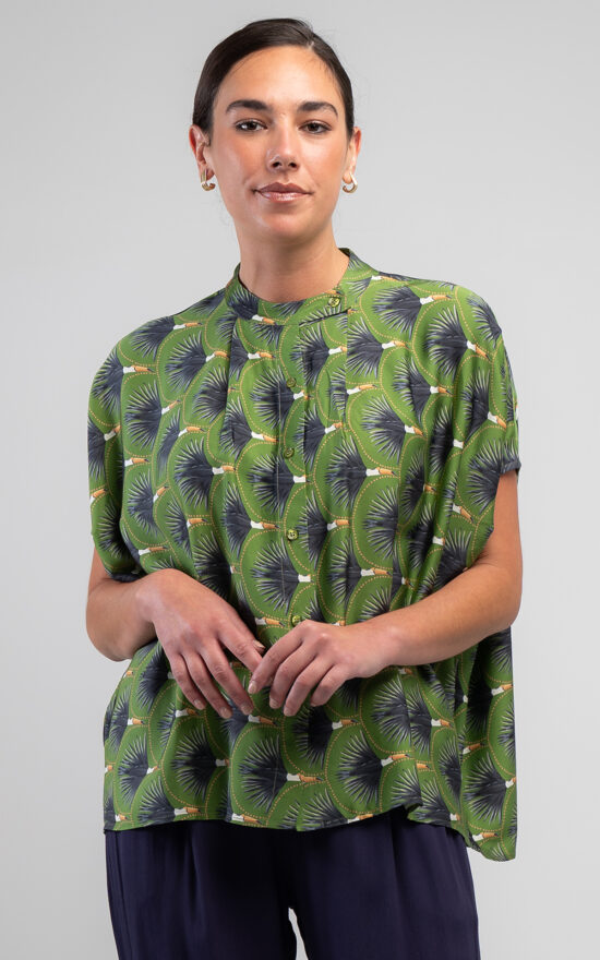 Toucan Drape Shirt product photo.