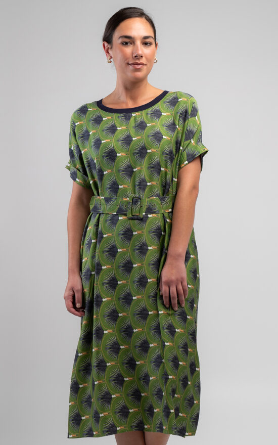 Toucan Relaxed Shift Dress product photo.