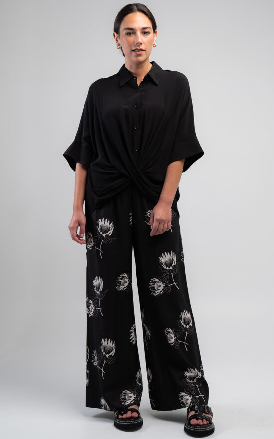 Poppy Crossover Shirt product photo.