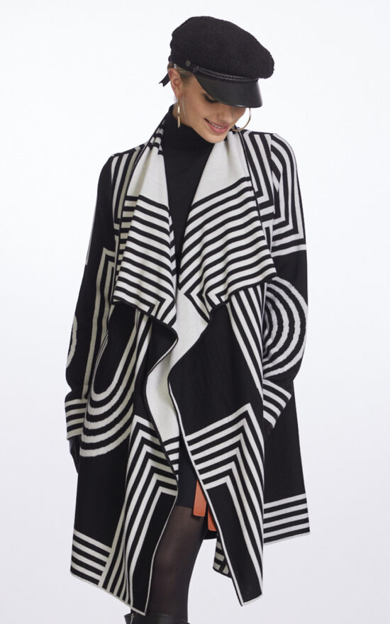 Reversible Abstract Coat product photo.