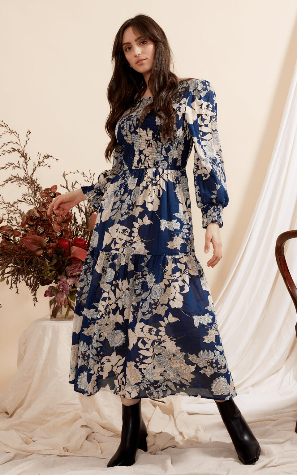 Julietta Dress L/S Zebrano Designer Clothing NZ