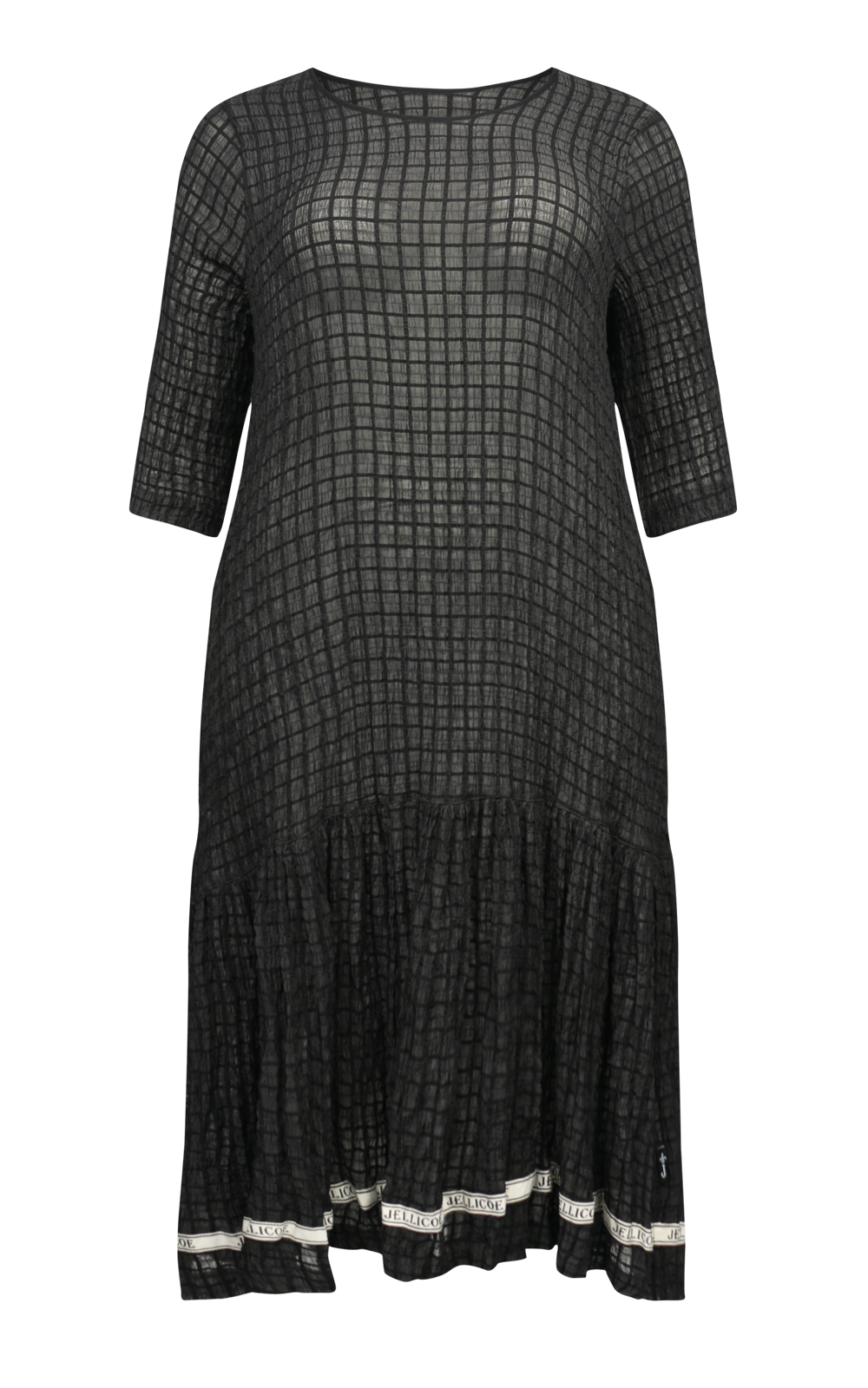 mame Lattice Pattern Dress | symposium.rest 