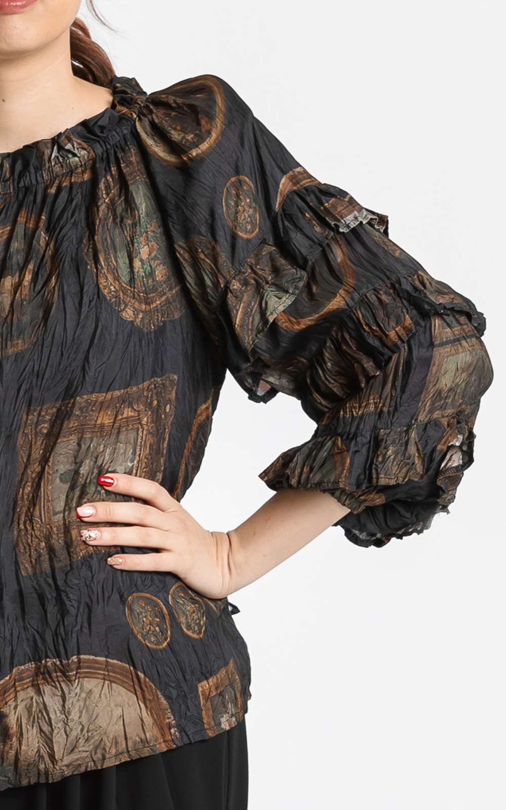 Arabella top framework zebrano designer clothing nz