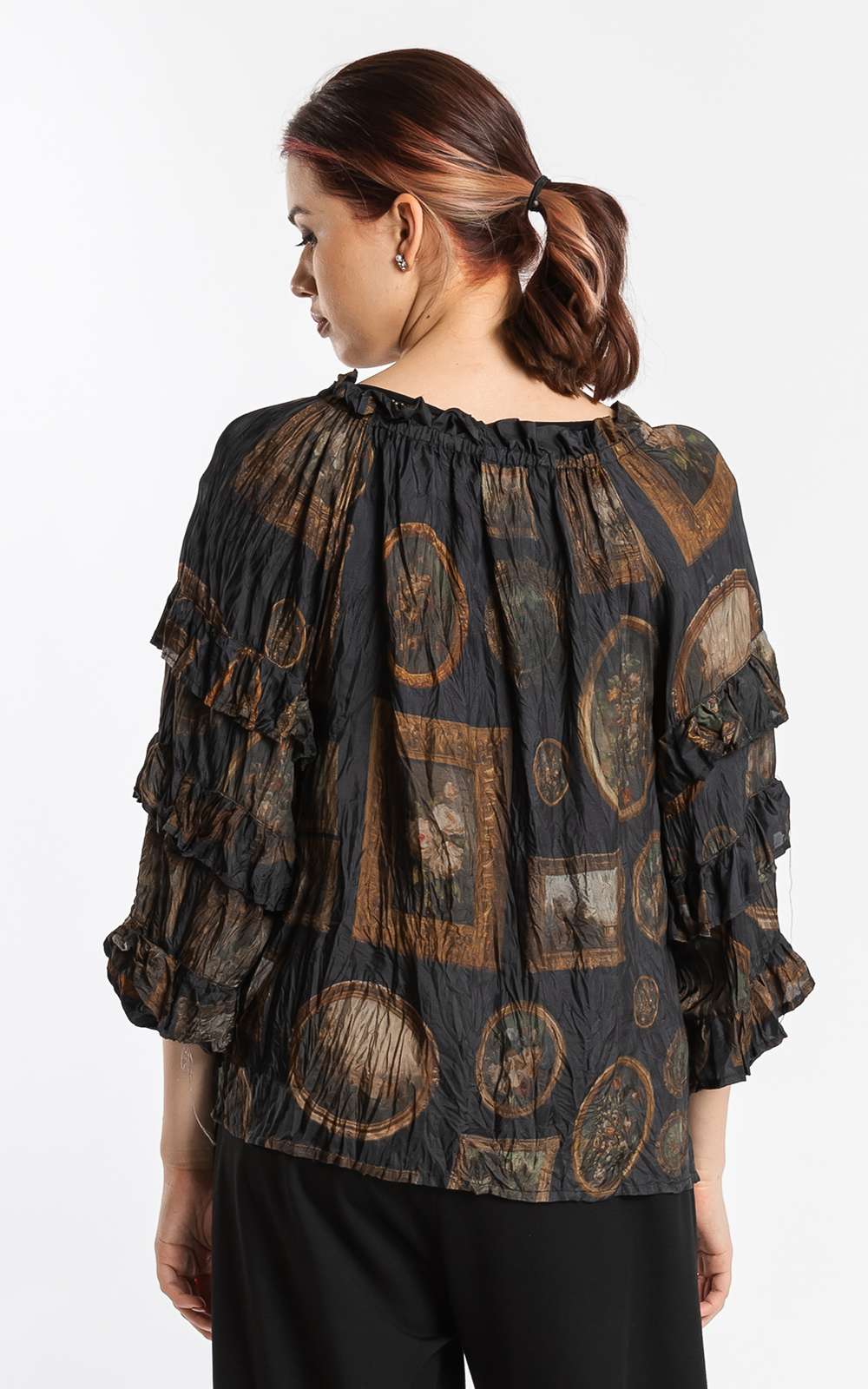Arabella top framework zebrano designer clothing nz