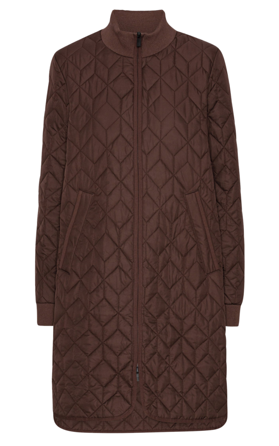 Padded Quilt Coat product photo.