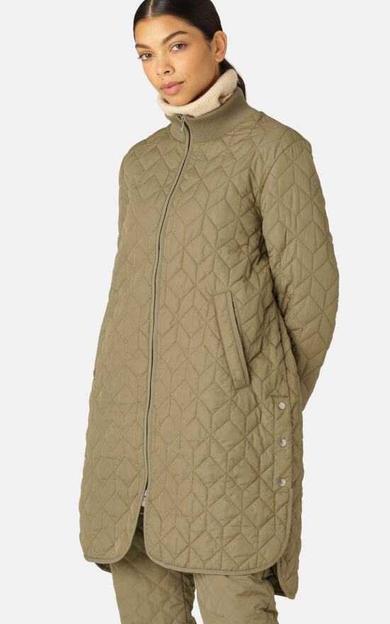 Padded Quilt Coat  product photo.