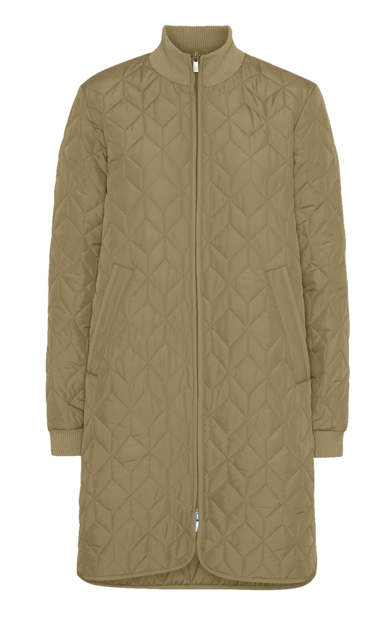Padded Quilt Coat  product photo.