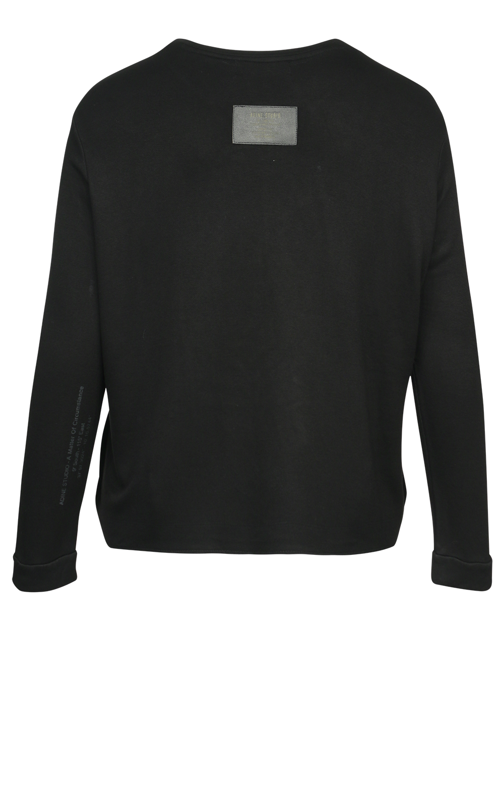 Long Sleeve Beaded Sweatshirt product photo.
