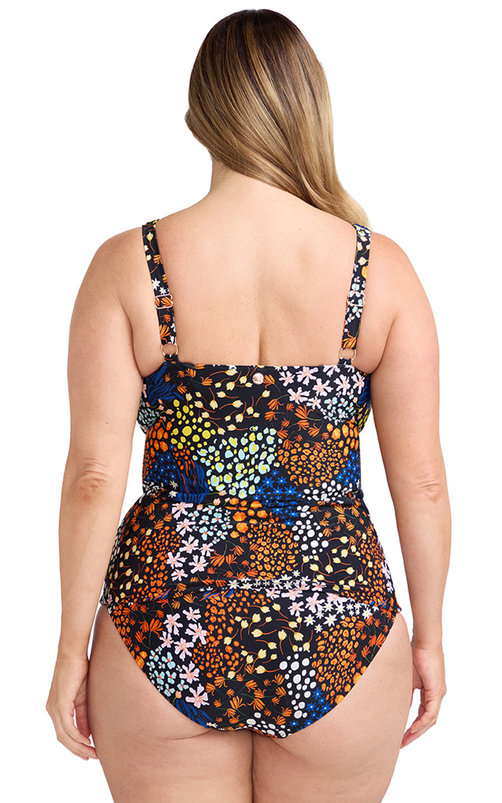 Raphael Underwire E-F Cup Tankini Top product photo.