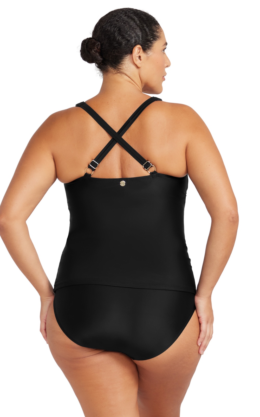 Raphael E-F Cup Underwire Tankini Top product photo.