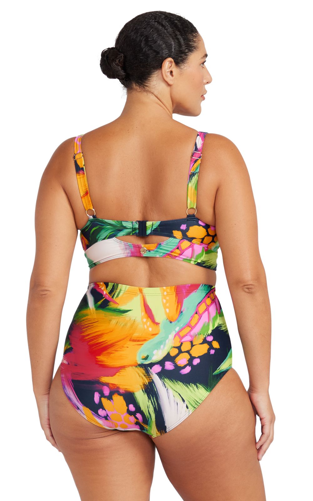 Cezanne Underwire D/Dd Midriff Bikini Top – Zebrano | Designer