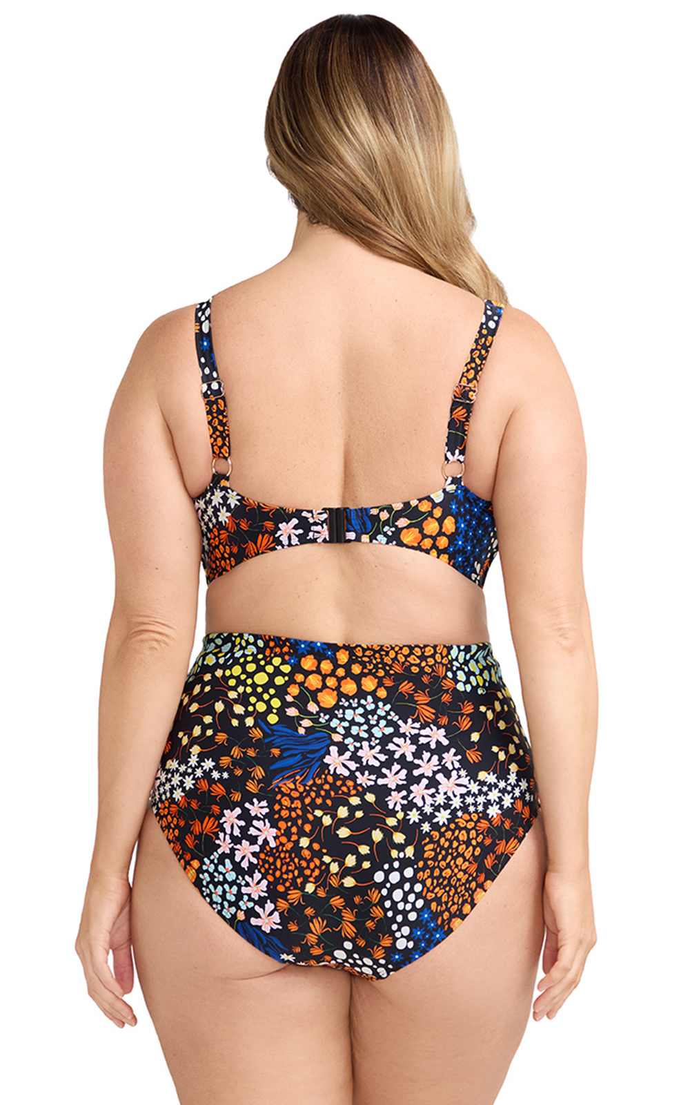 Botticelli High Waist Rouched Swim Pant product photo.