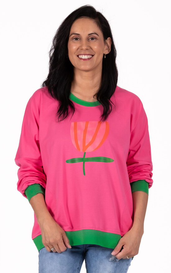 Sweatshirt product photo.