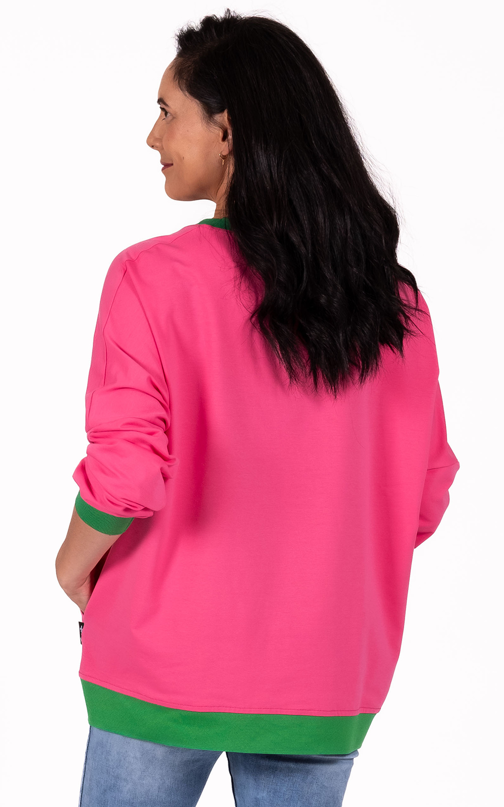 Sweatshirt product photo.