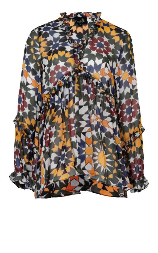 Shadow Frill Top product photo.