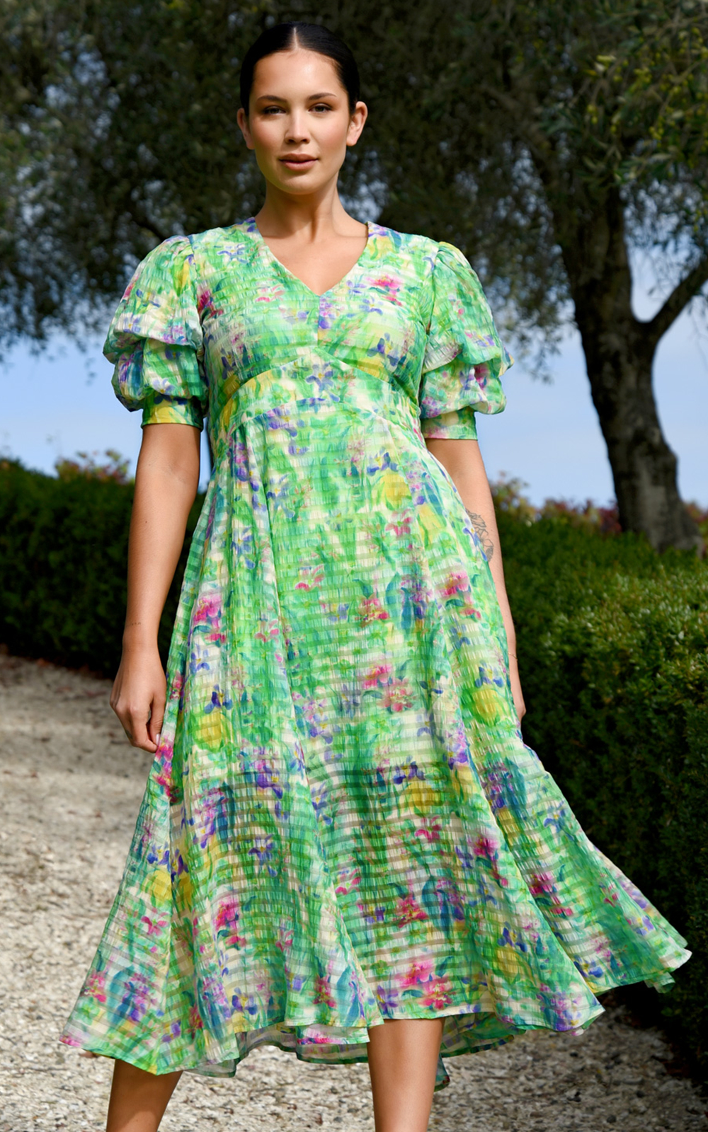 Dress Clearance Peruzzi Red Layered Dress Treat Yourself Dress