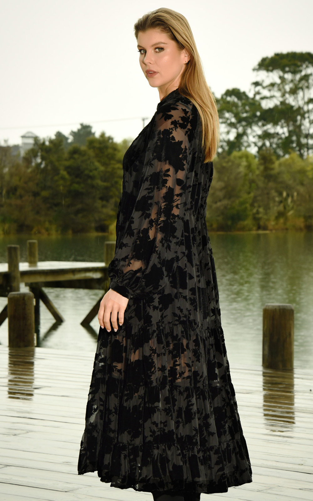 Never Say Tie Dress – Zebrano | Designer Clothing NZ