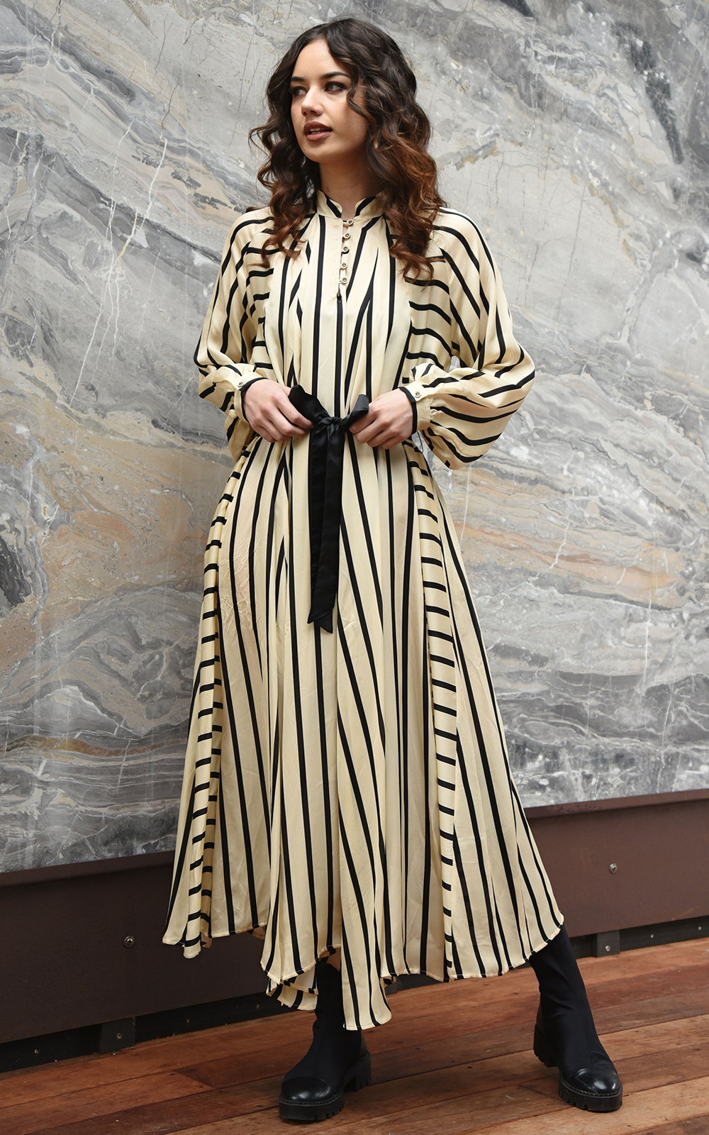 Blurred Lines Dress Zebrano | Designer Clothing NZ Blurred Lines Dress Zebrano | Designer Clothing NZ