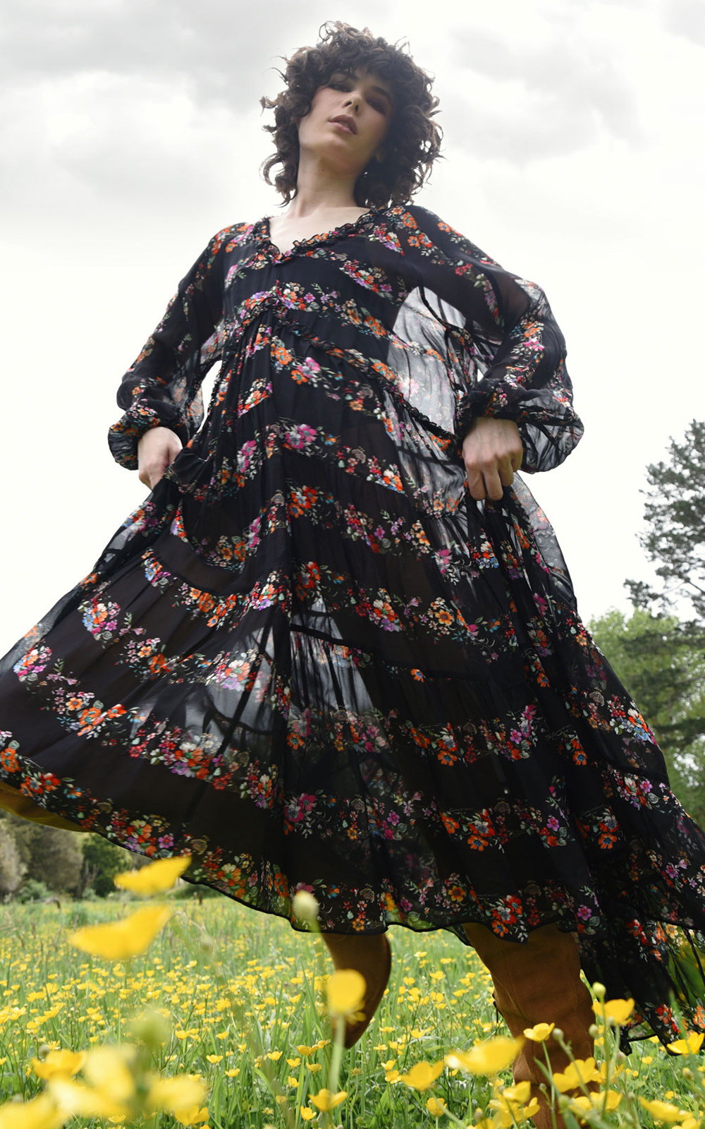 I'm Frill Here Dress product photo.