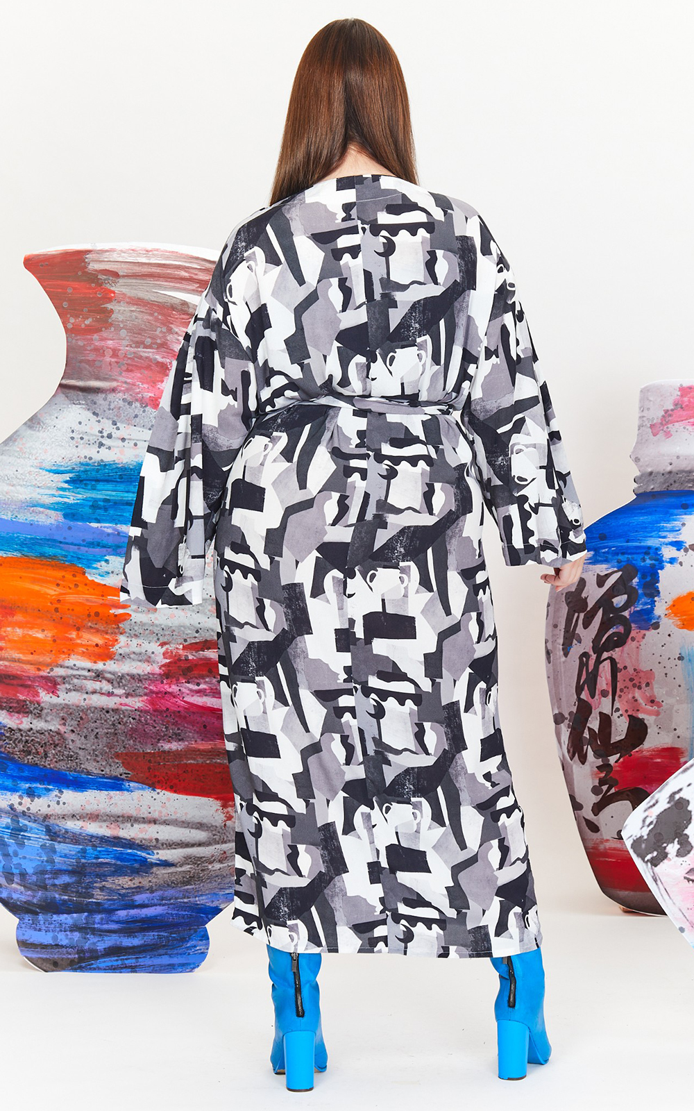 Illuminate Drawn Billow Dress