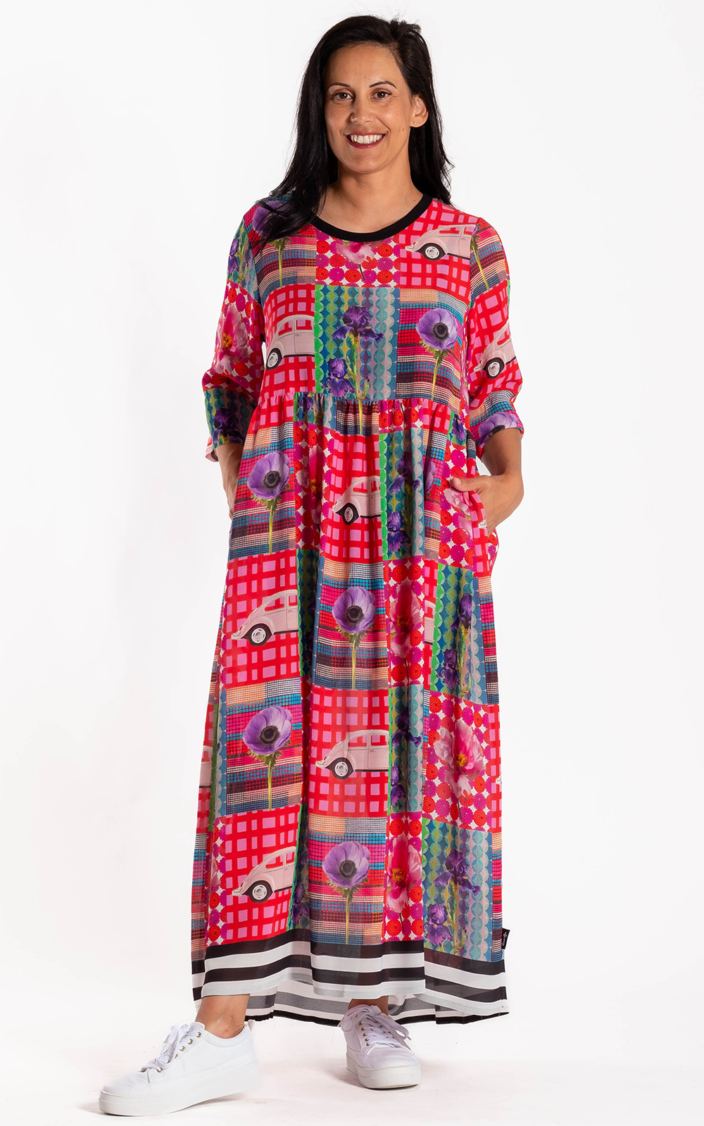 Kylie Dress – Zebrano | Designer Clothing NZ