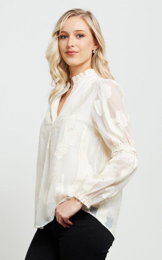 Evelyn Blouse In Monet product photo.