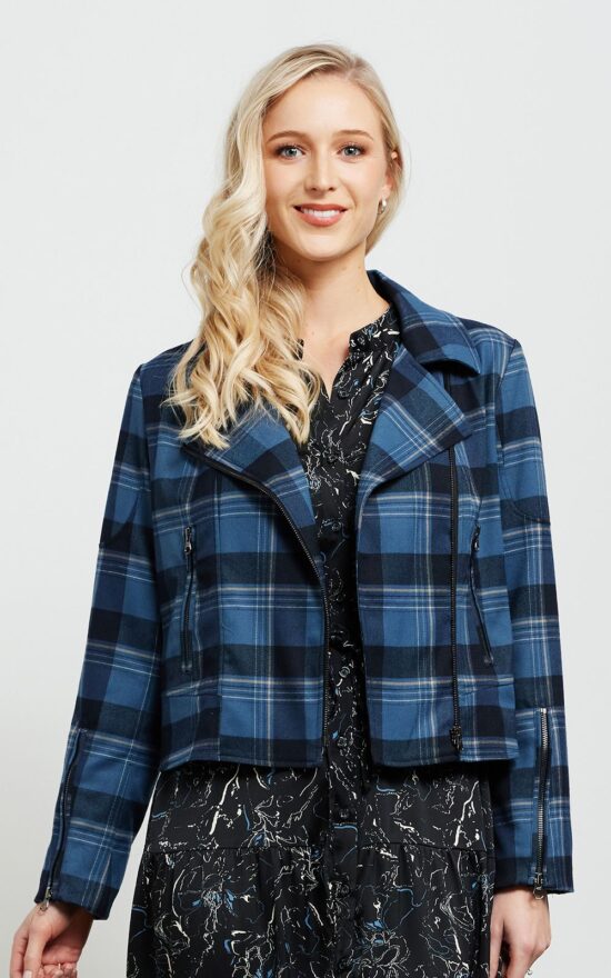 Johnny Jacket In Plaid product photo.