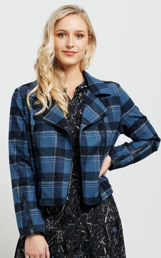 Johnny Jacket In Plaid product photo.