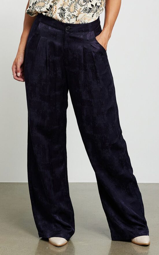 Bronte Pant In Jacquard product photo.