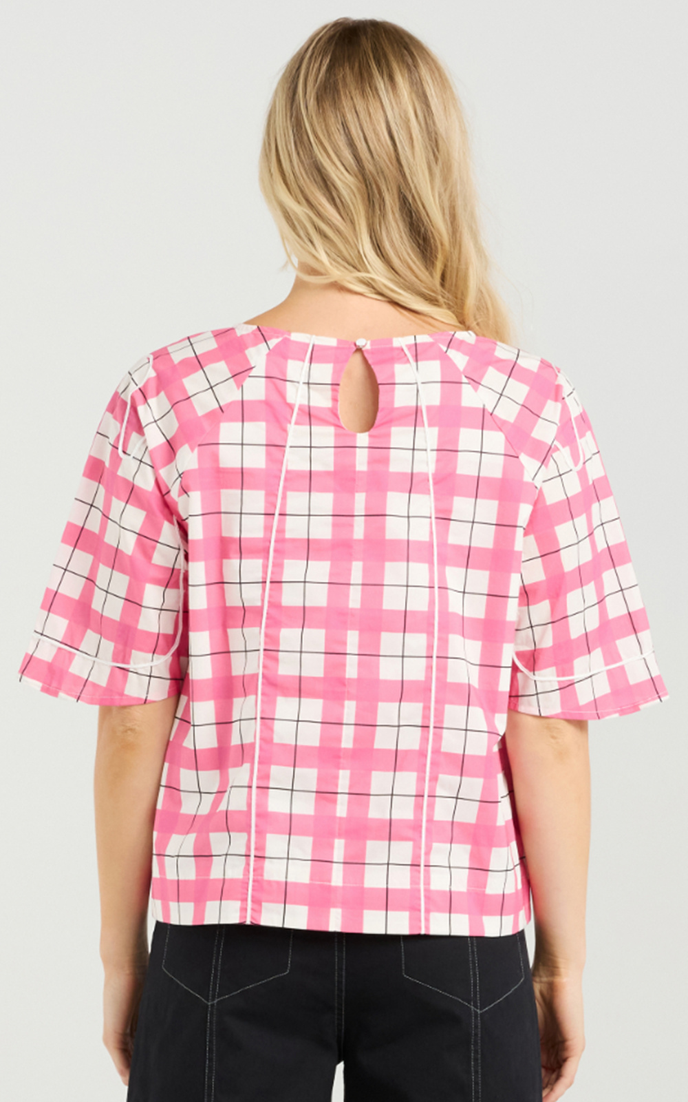 MILA TOP-INDIGO main image 1