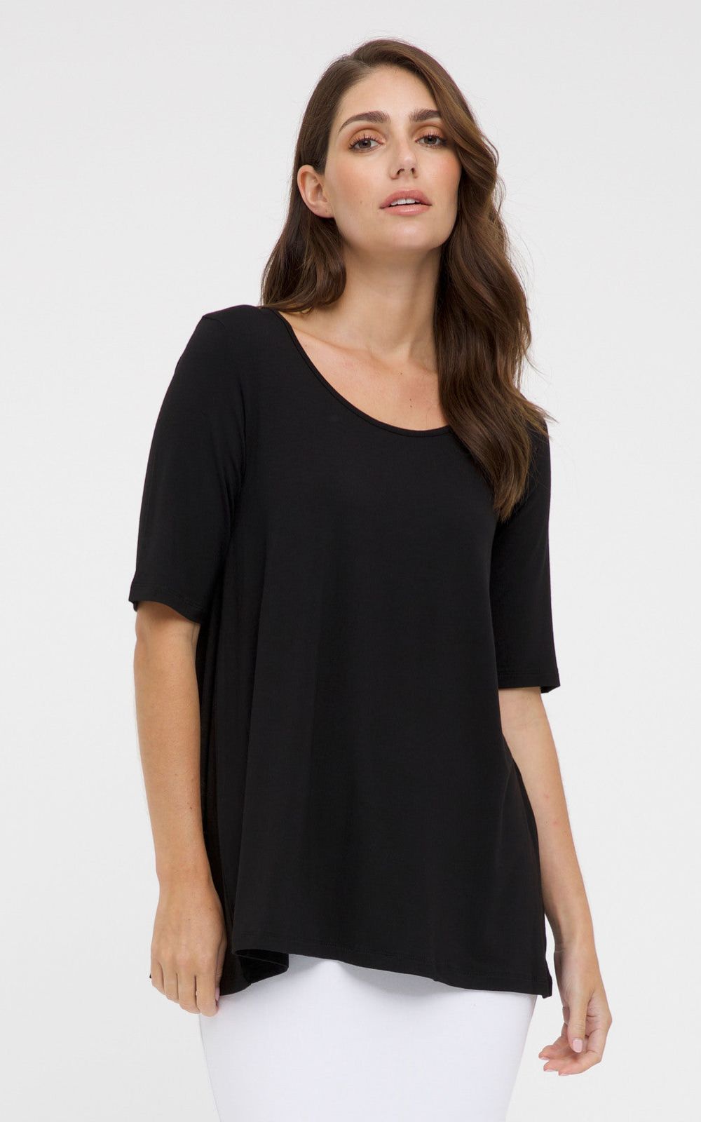 Carter Tunic Top product photo.