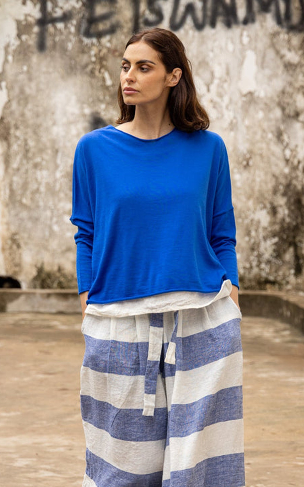 Emi Jumper In Wool product photo.