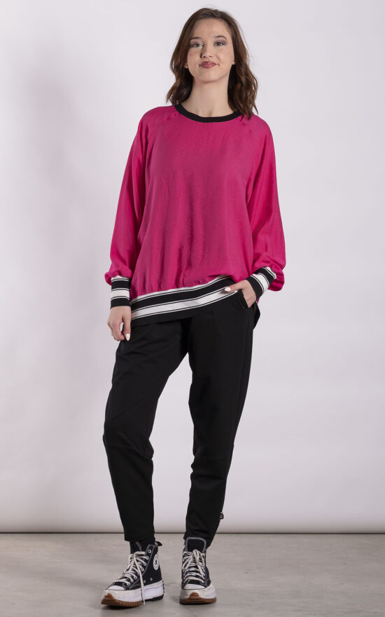 Team Sweater Top product photo.