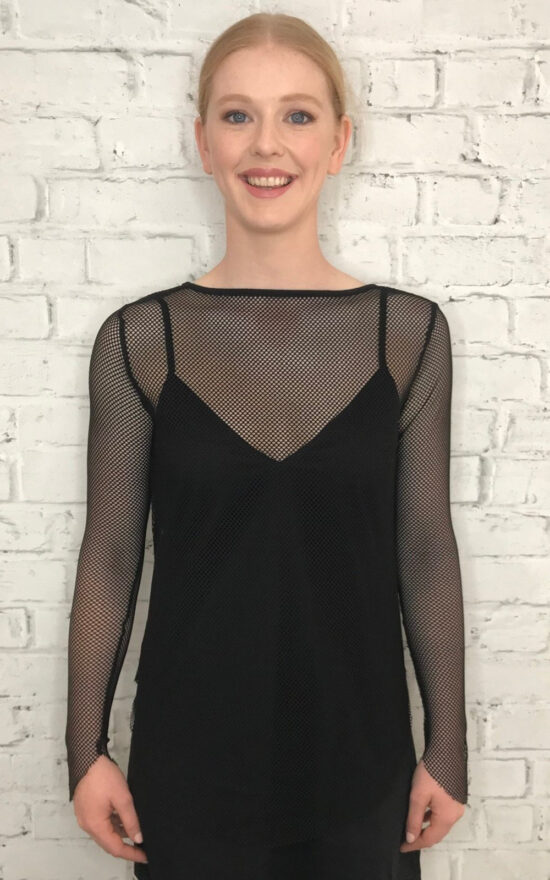 Fishnet Top product photo.