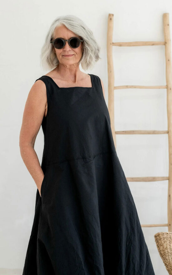 Fitzroy Dress Cotton Poplin product photo.