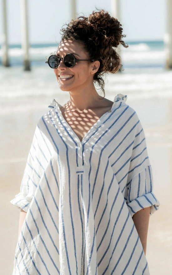 Harper Shirt Linen product photo.