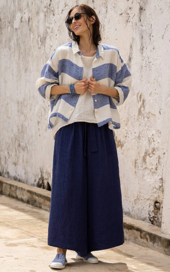 Harriet Trousers Linen product photo.