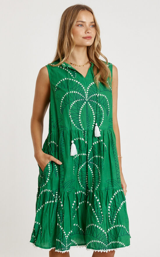 Idalia Sleeveless Dress product photo.