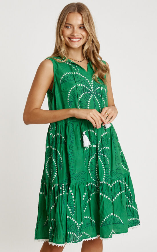Idalia Sleeveless Dress product photo.