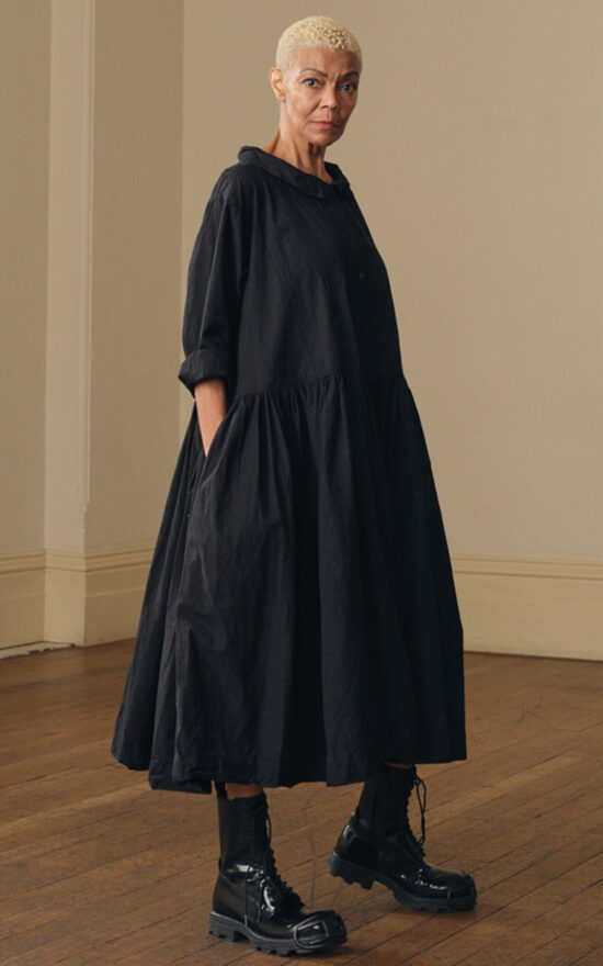 Isaline Dress Cotton Poplin product photo.
